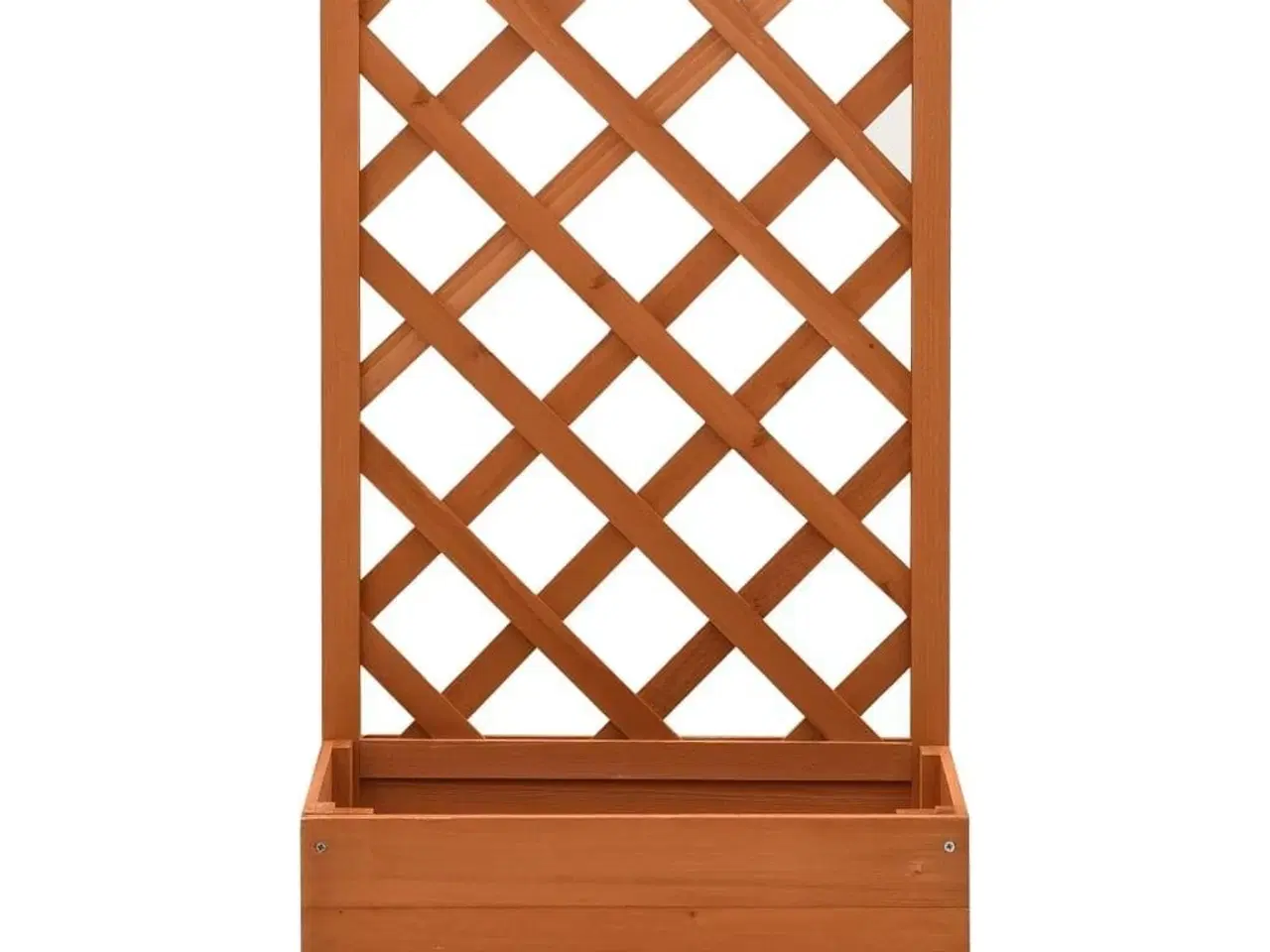 Billede 2 - Plantekasse med espalier 50x25x90 cm massivt fyrretræ