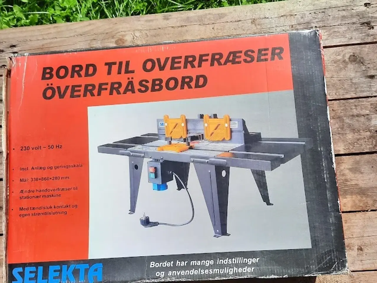Billede 1 - Overfræserbord og jern