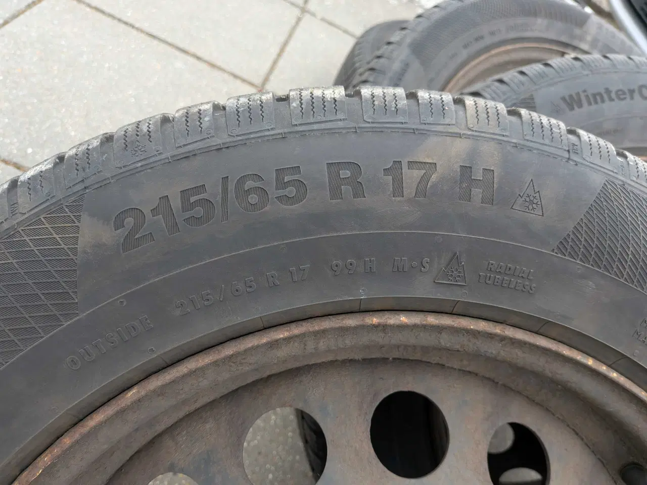 Billede 4 - Vinterdæk på stålfælge til Opel Grandland X