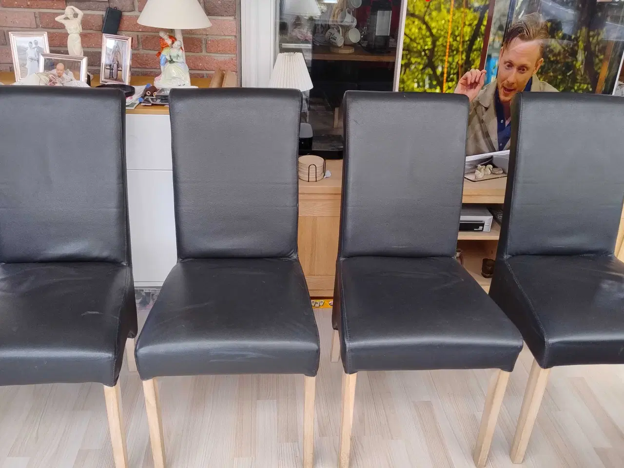 Billede 1 - Højryggede spisebordsstole 