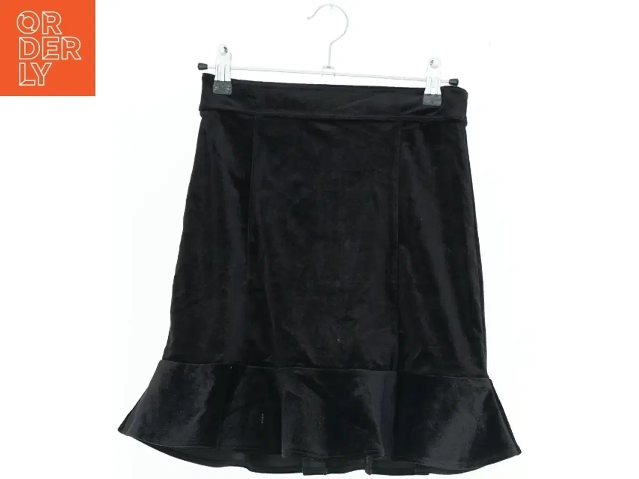 Billede 1 - Sort nederdel med flæsekant fra H&M (str. S)