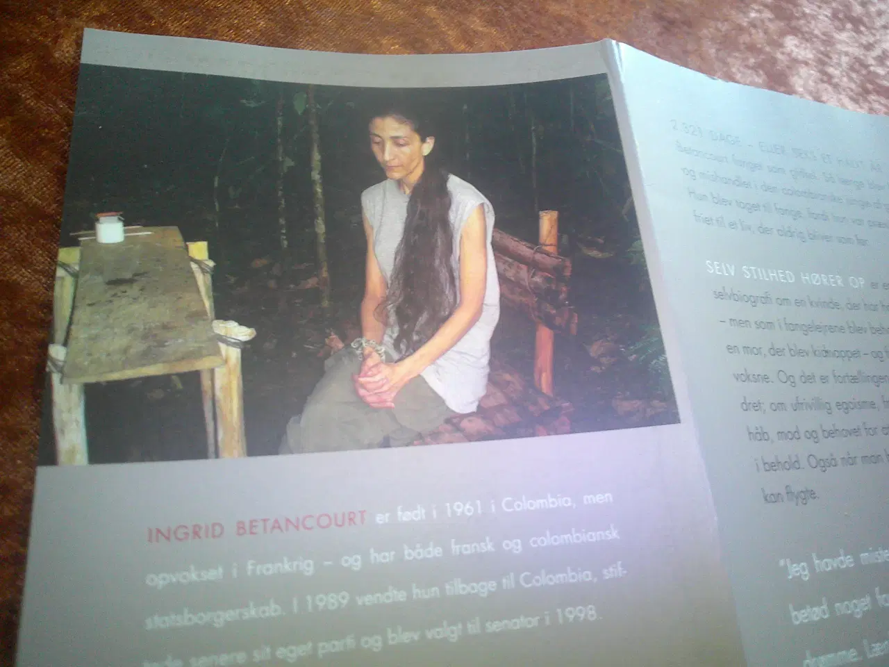 Billede 2 - Selv stilhed hører op, Ingrid Betancourt,