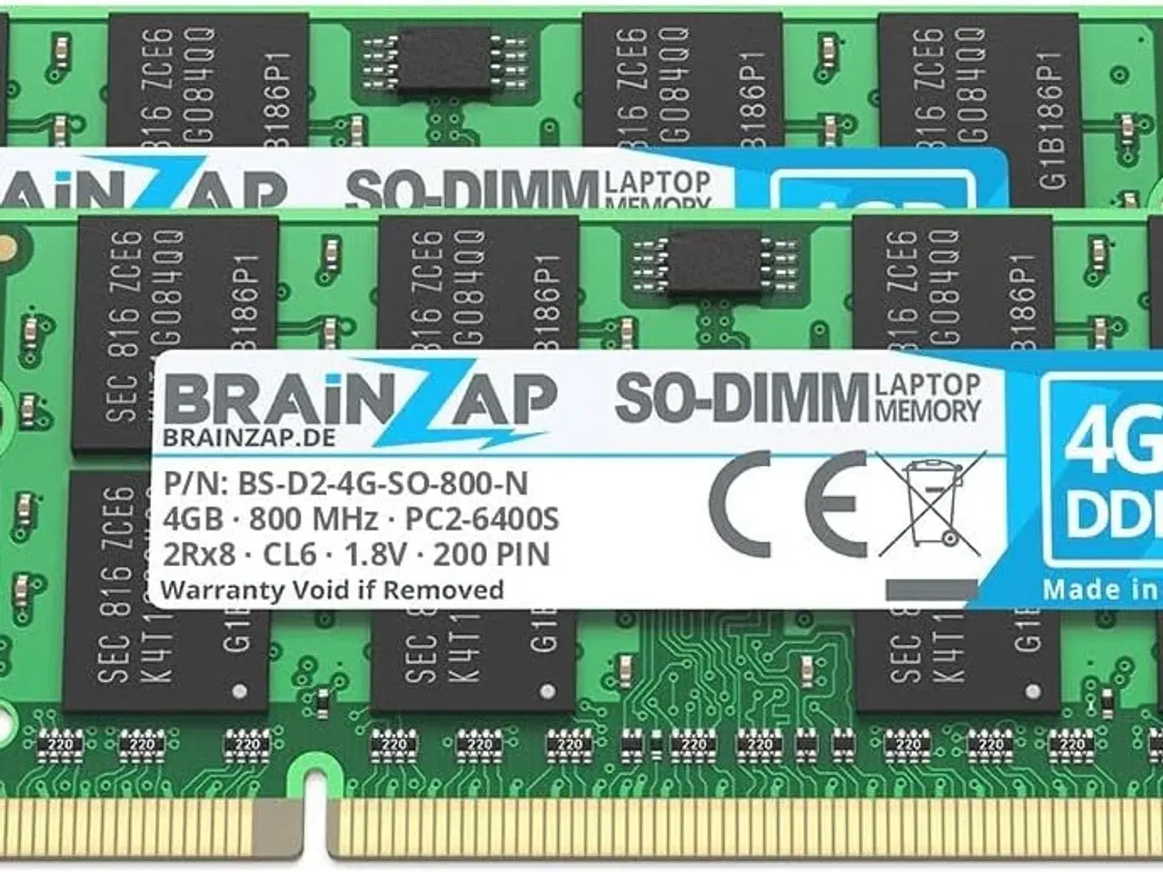 Billede 2 - 8GB DDR2 RAM til Bærbar