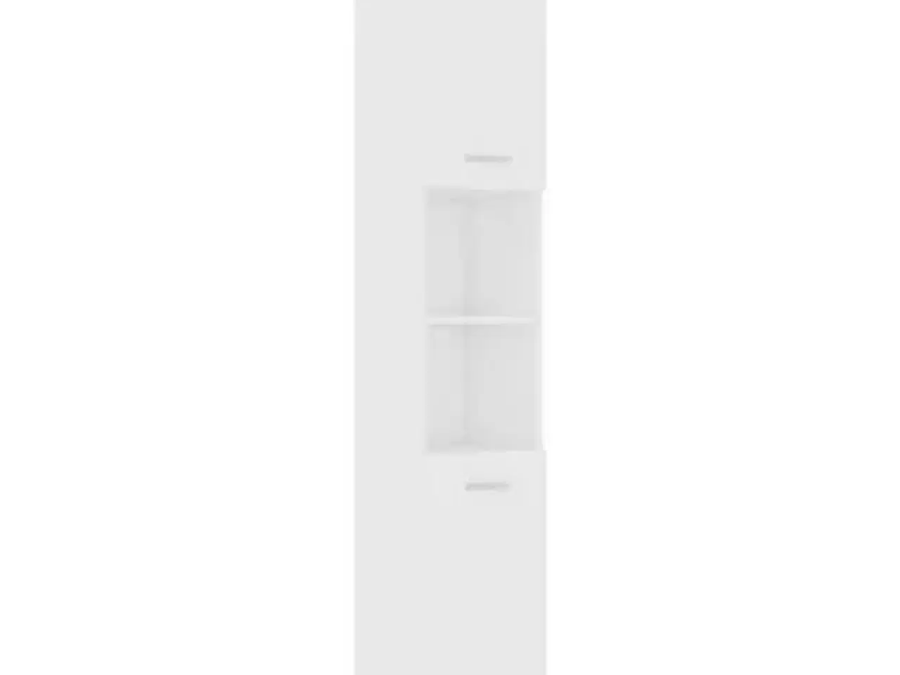 Billede 1 - vidaXL badeværelsesskab 30x30x179 cm spånplade hvi