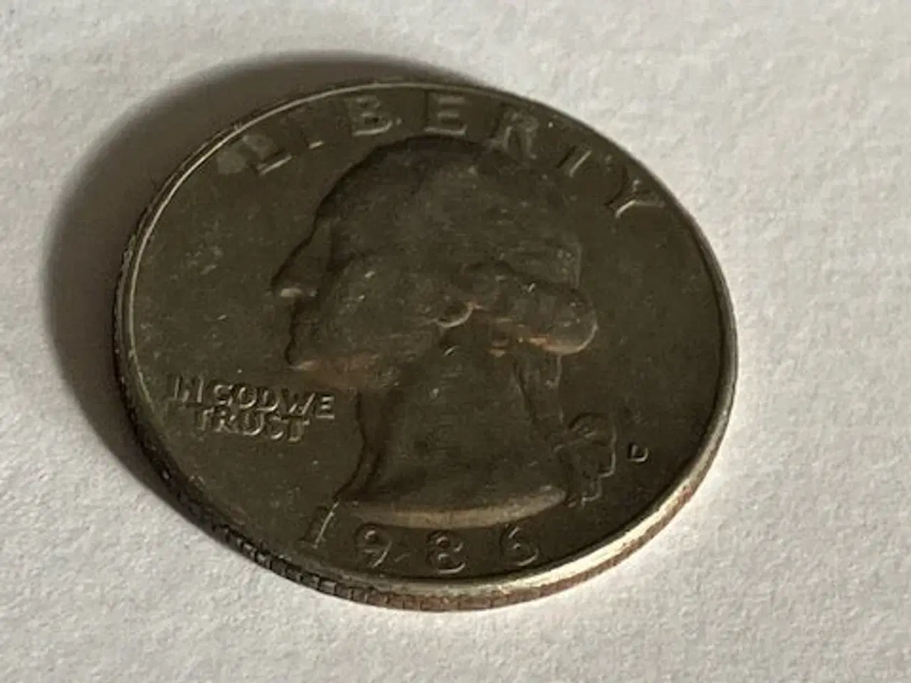 Billede 1 - Quarter Dollar 1986 USA