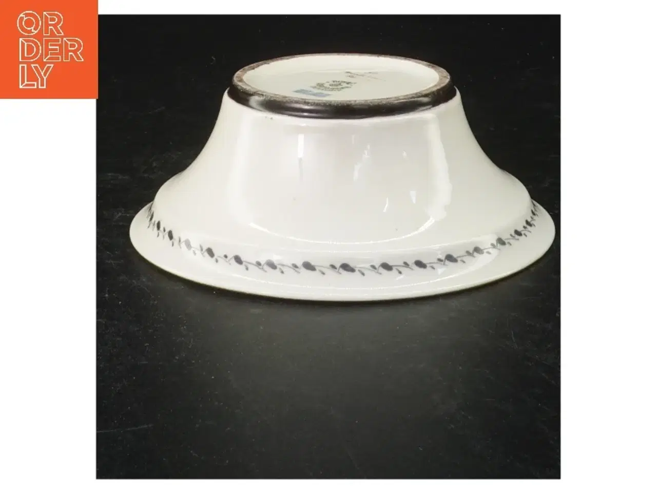 Billede 3 - Keramikskål med blomstermotiv fra Royal Copenhagen