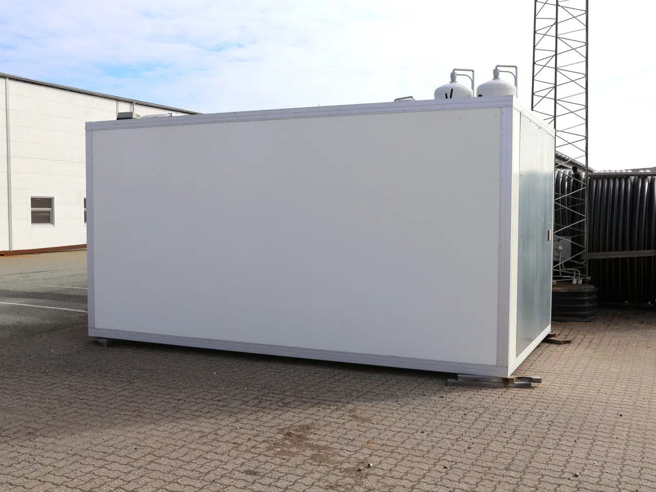 Billede 3 - Kontormodul/skurvogn m/opholdsrum og toilet m/vask