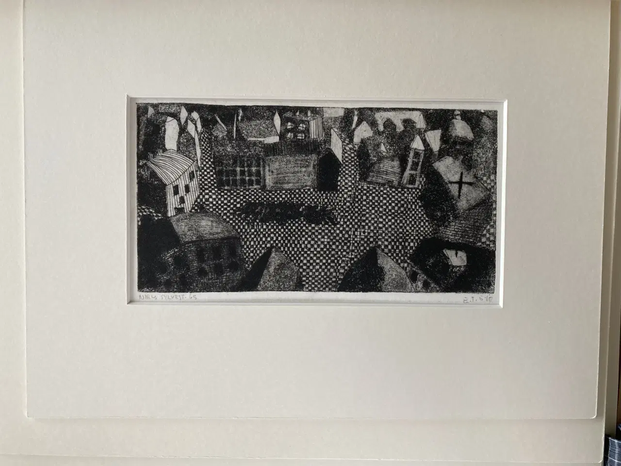 Billede 2 - Niels Sylvest radering