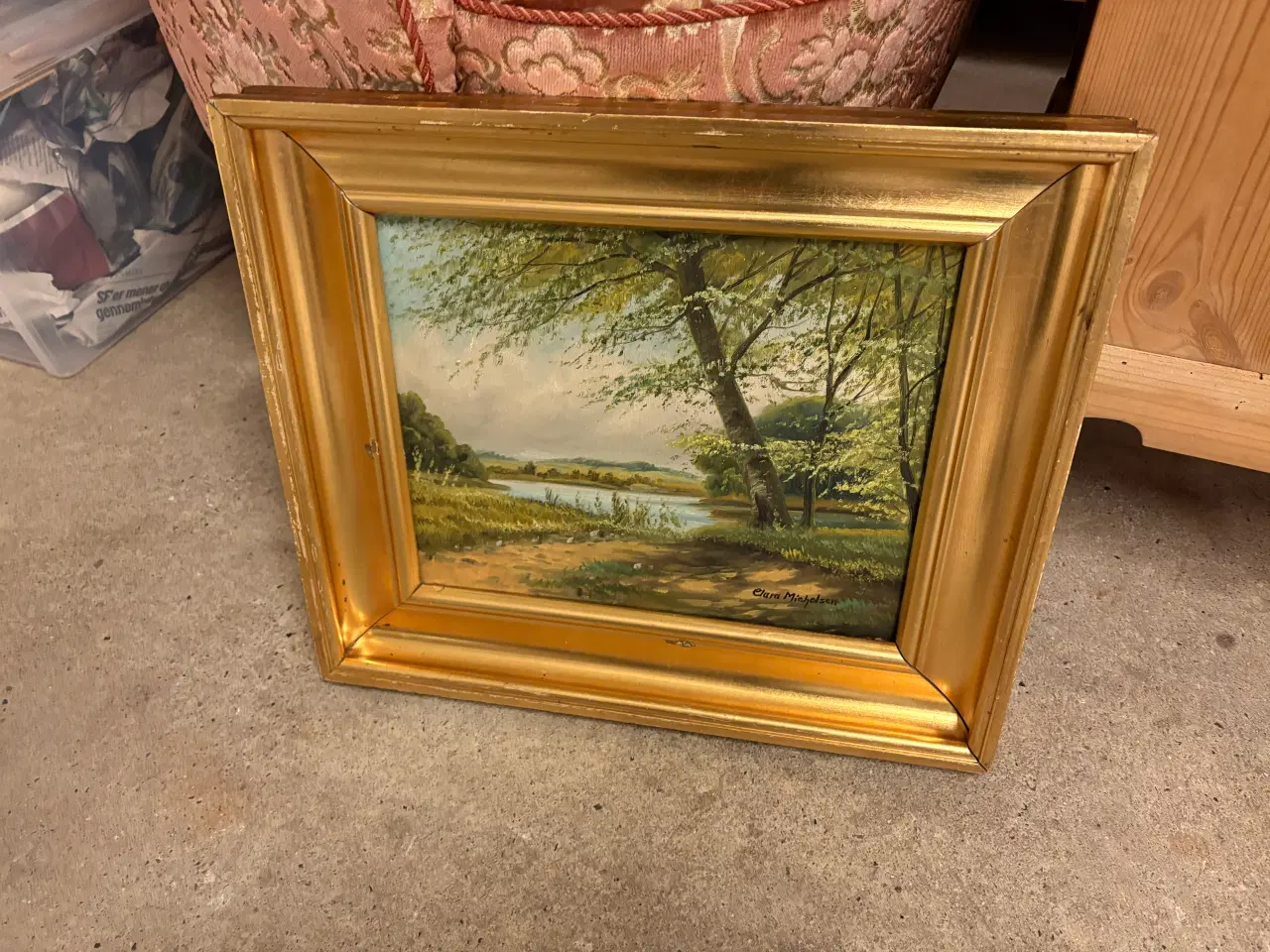 Billede 1 - Antik maleri