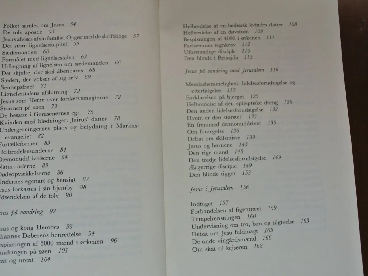 Billede 3 - markusevangeliet fortolket, af e. thestrup peterse