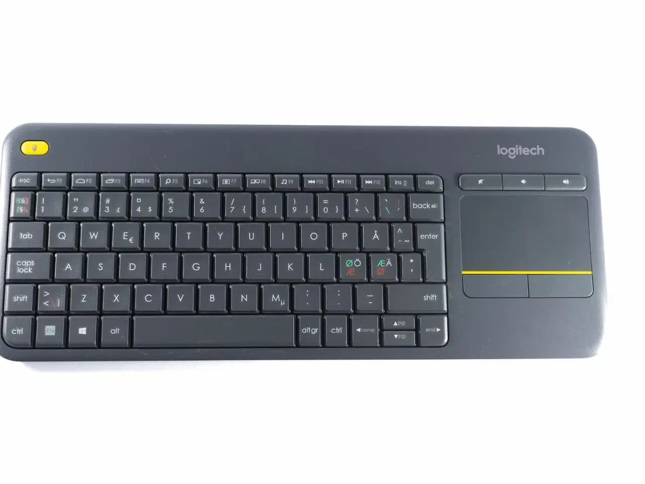 Billede 1 - Logitech Wireless Keyboard K400+ (Nordisk)
