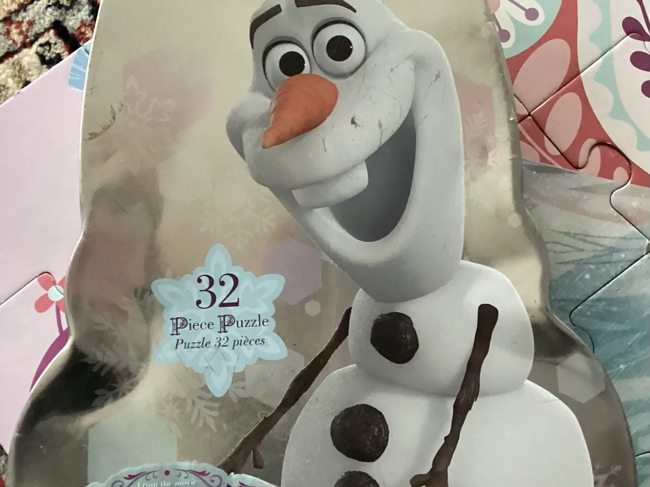Billede 8 - Frozen dukke/bamse og puslespil i metal dåse