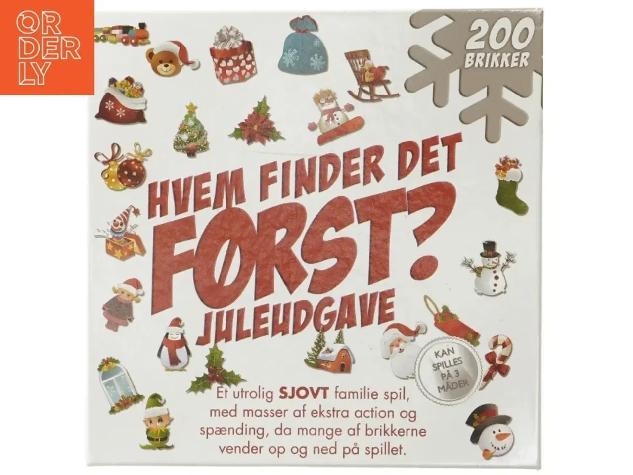 Billede 1 - Brætspil &#39;Hvem finder det først?&#39; - Juleudgave