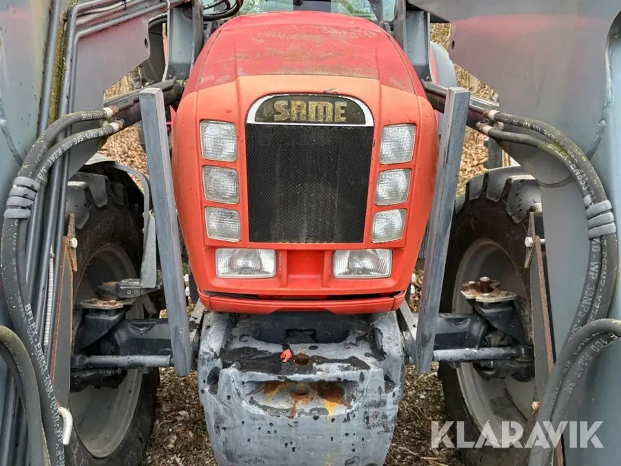 Billede 12 - Traktor Same ST 228 med frontlæsser