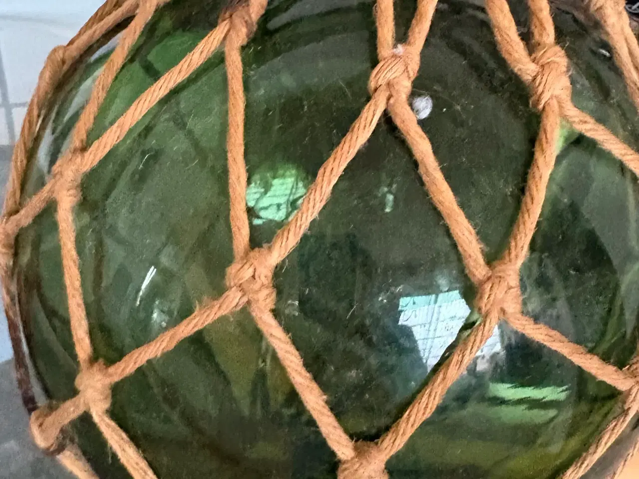 Billede 2 - Gl. glas fiskekugle