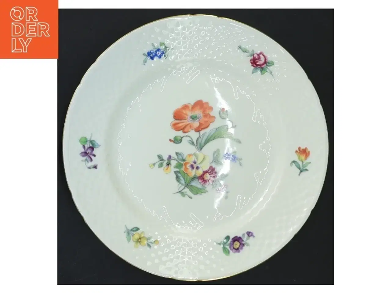 Billede 1 - B&G Saksisk Blomst tallerken (str. Ø 21 cm)