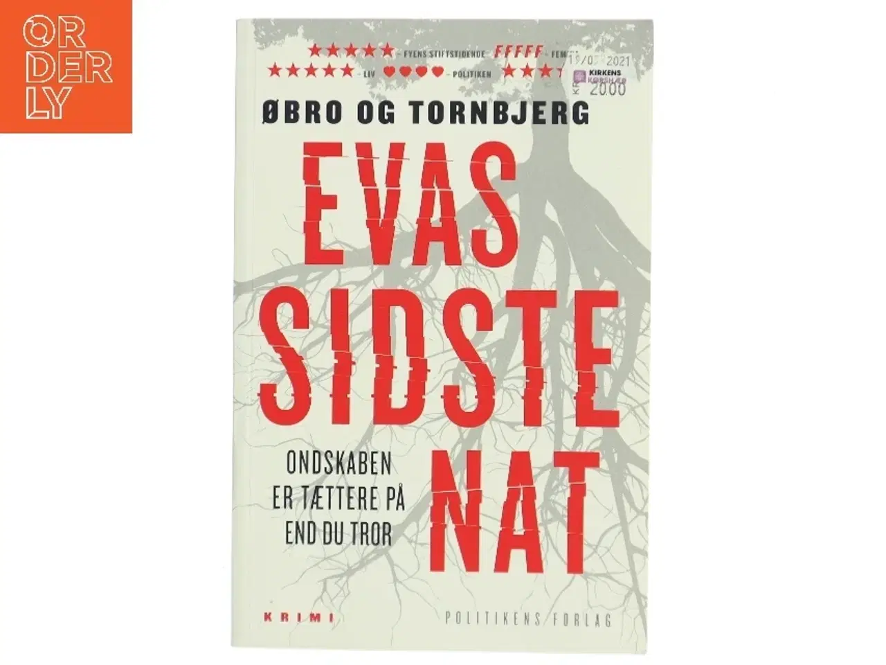 Billede 1 - Evas sidste nat af Jeanette Øbro Gerlow (Bog) fra Politikens Forlag