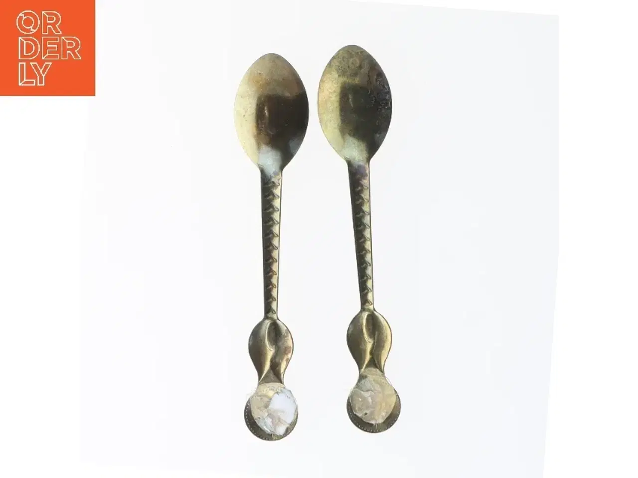 Billede 2 - Messing teskeer (str. 11 cm)