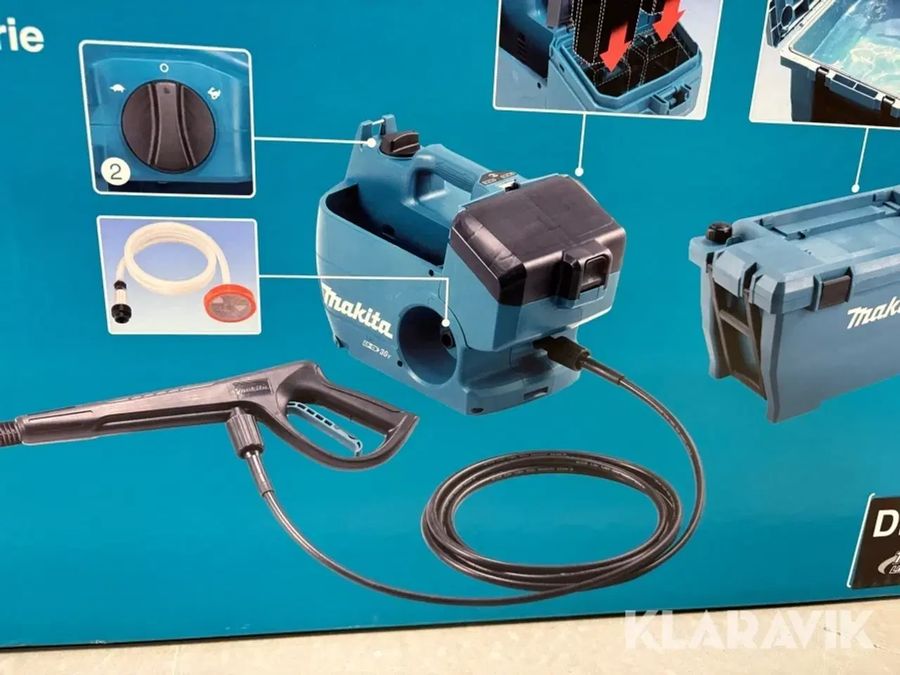 Billede 7 - Højtryksrenser Makita IPX5 ledningsfri