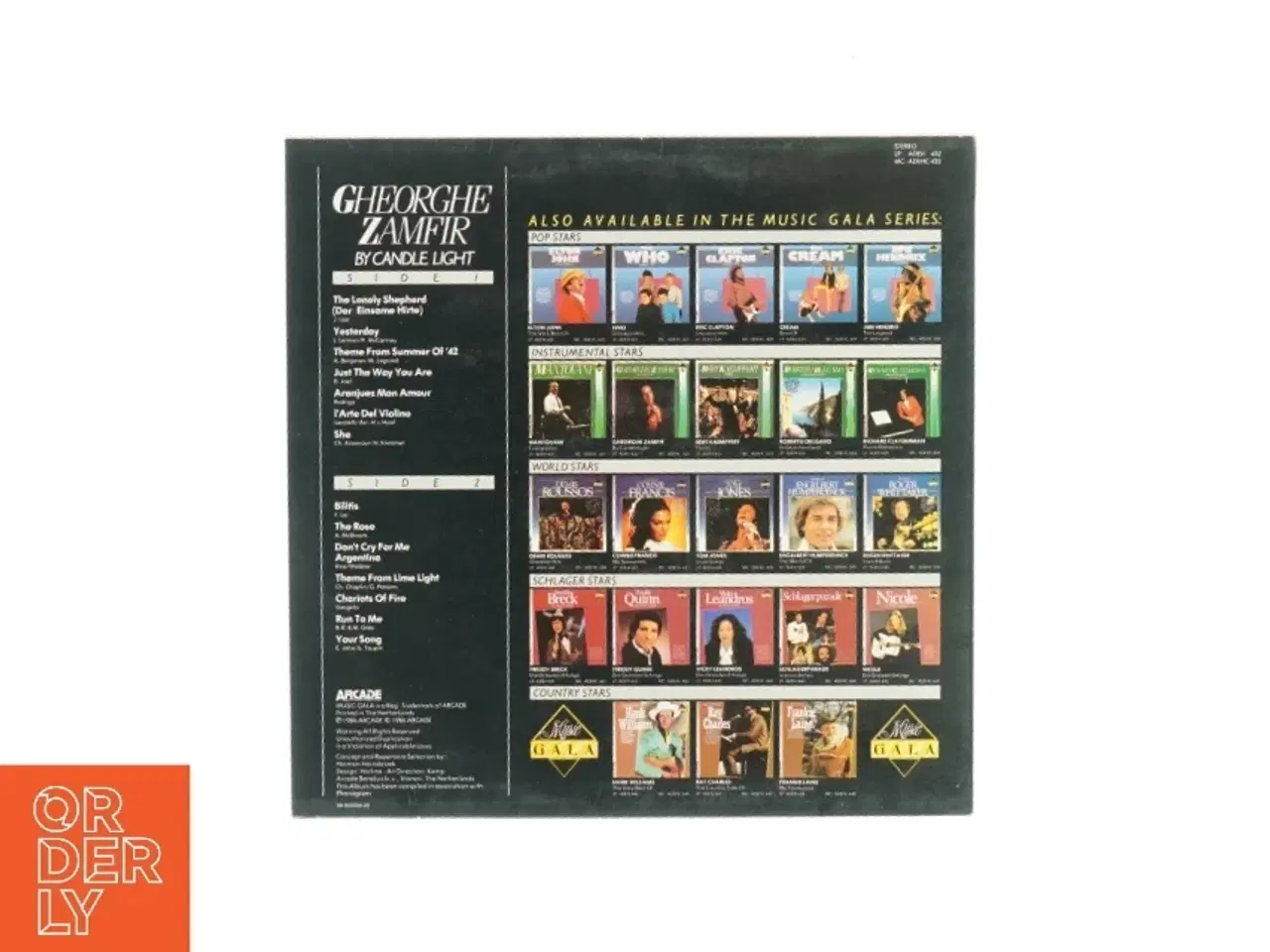 Billede 2 - Gheorghe Zamfir By Candelight Vinylplade
