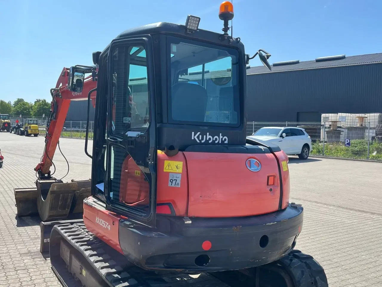 Billede 14 - Kubota KX057-4 hydraulisk Hydrema fæste Kipbar planerskovl og 2 graveskovle