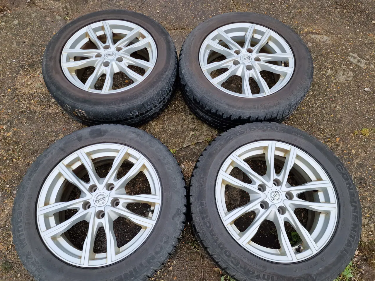 Billede 1 - 17" Vinterhjul, 225/60R17" på Alu., Nissan Qashqai