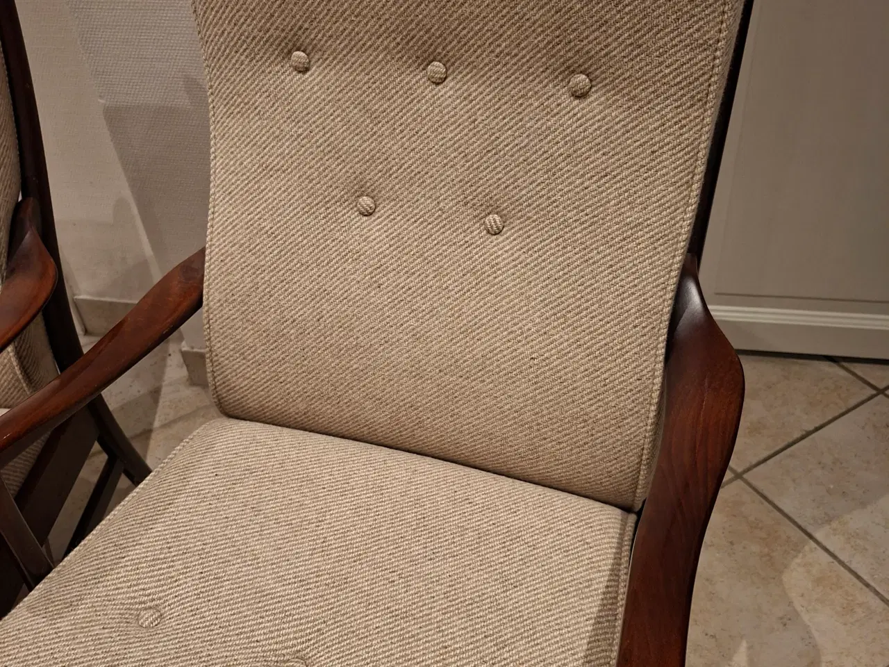 Billede 8 - 2 stk. Farstrup Vintage med 100% uldstof