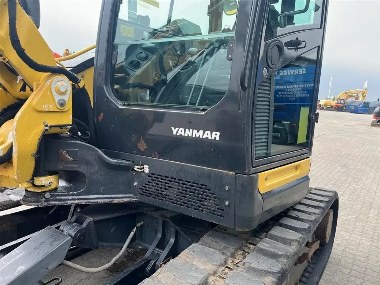 Billede 9 - Yanmar SV100 2A Centralsmørring og hydraulisk hurtigskifte.