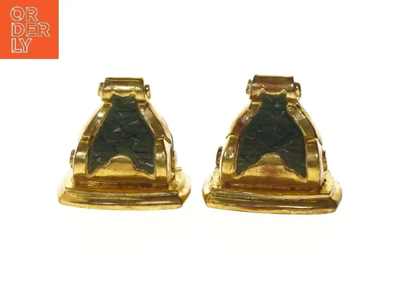 Billede 1 - Antikke dørstoppere, 2 stk (str. 2 stk 10,5x12 cm)