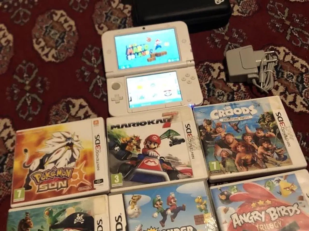 Billede 1 - Nintendo 3DS XL + 7 spil : Super Mario 3D Land, Su