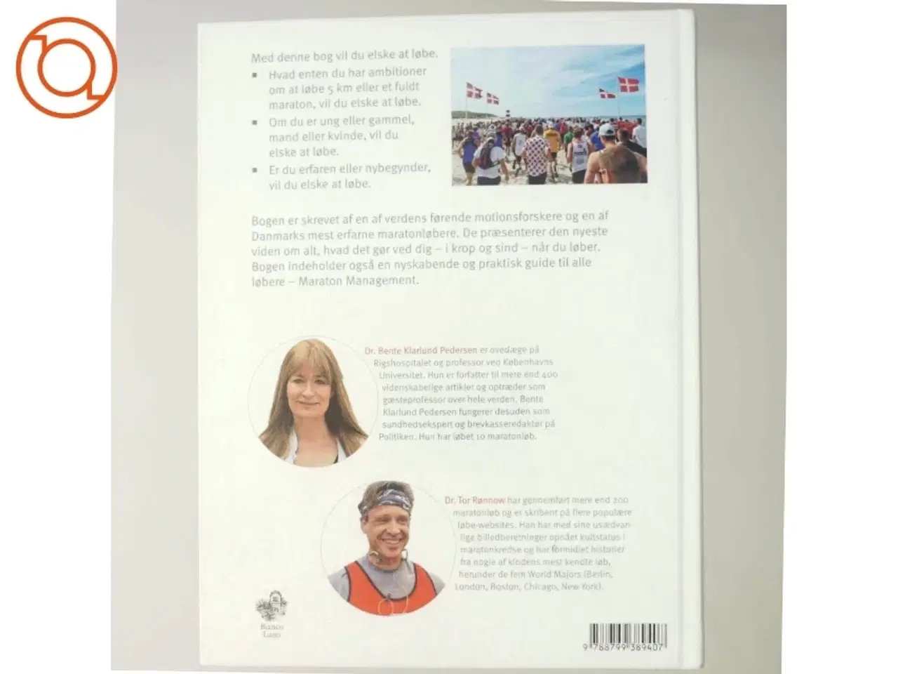 Billede 3 - Elsk at løbe - med maratonbogen af Tor Rønnow, Bente Klarlund Pedersen (Bog)