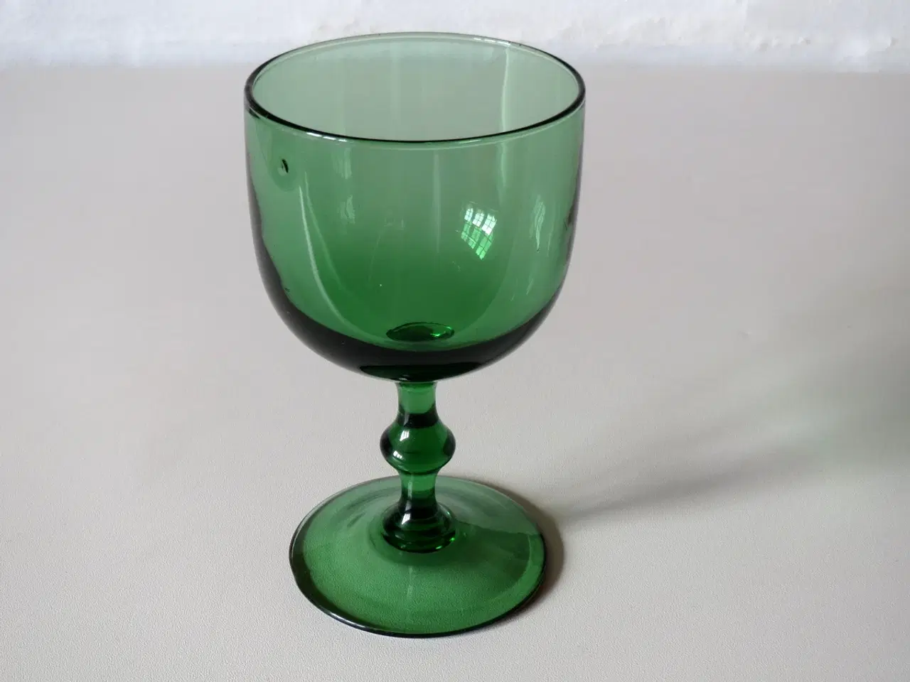 Billede 2 - Grønt vinglas 