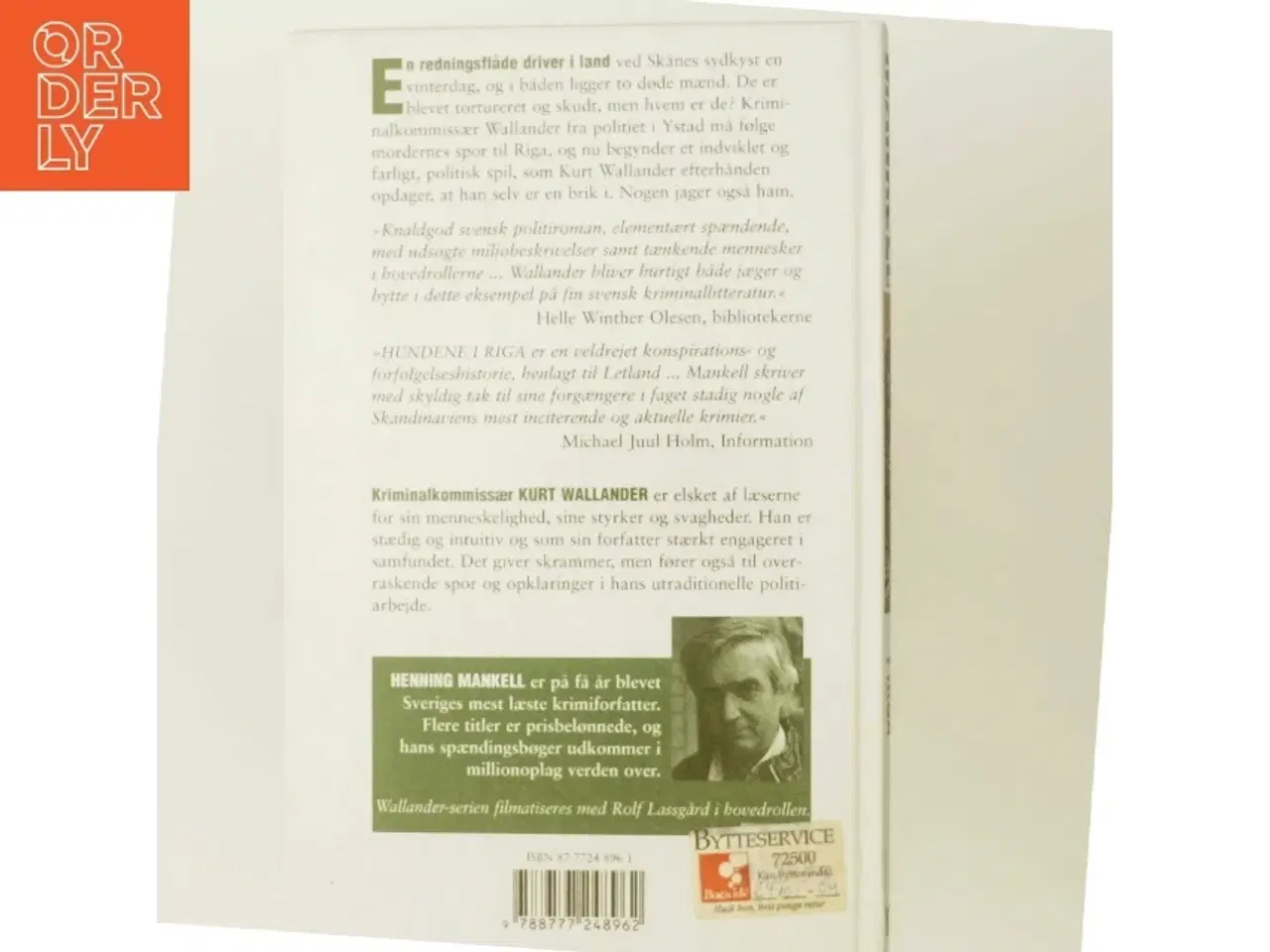 Billede 3 - Hundene i Riga af Henning Mankell (Bog)