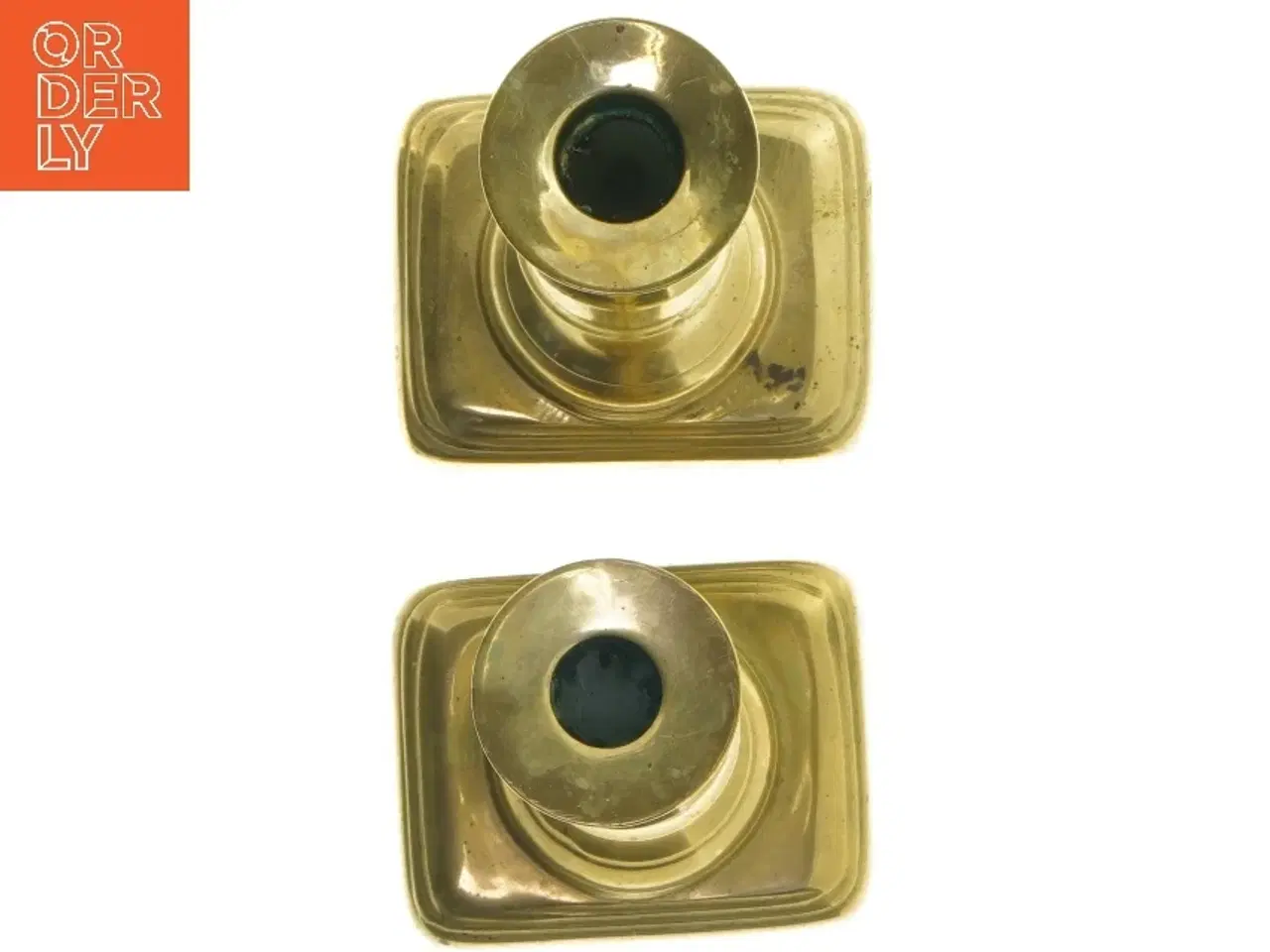 Billede 3 - Messing lysestager (str. 19,5 cm)