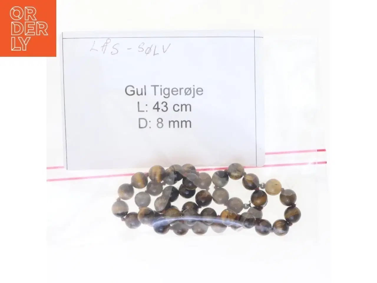 Billede 4 - Tigerøje Halskæde (str. 43 cm)