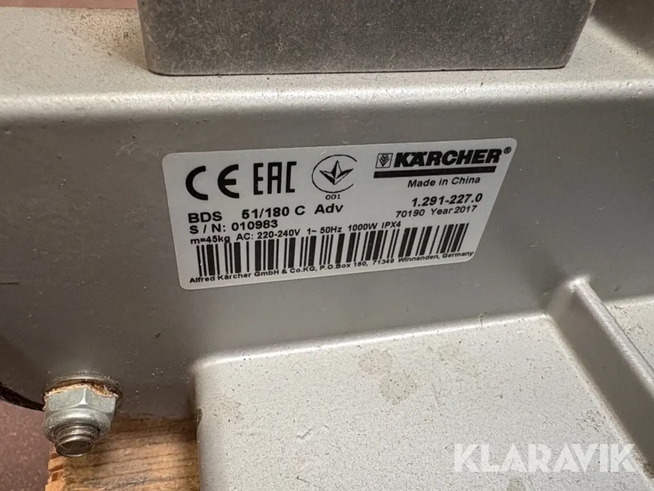 Billede 8 - Poleringsmaskiner Kärcher BDS 51/180 C Adv - 2 styk