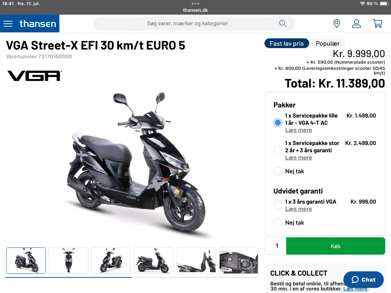 Billede 7 - VGA Street X Euro 5 (30) Kørt 120 km.