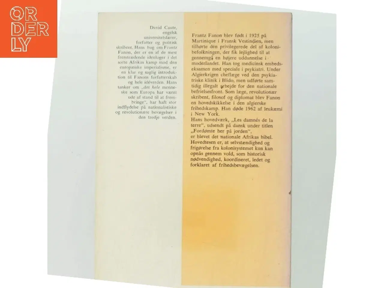 Billede 3 - Frantz Fanon af David Caute (Bog)