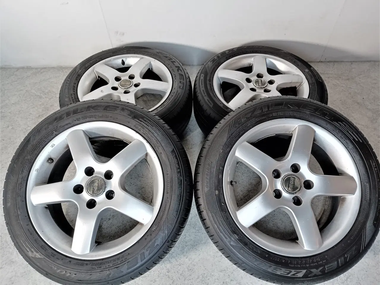 Billede 3 - 5x110 16" ET40 MegaWheels sommersæt