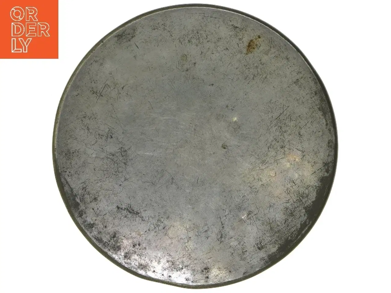 Billede 5 - Vintage rund blikdåse Safir Vejle Dampmølle (str. Ø 22 cm højde 8,5 cm)