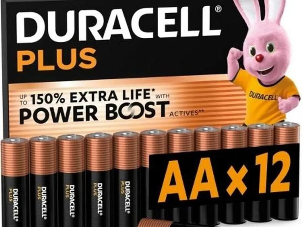 Billede 1 - Batterier AA 1,5 V Duracell Plus - pakke med 12