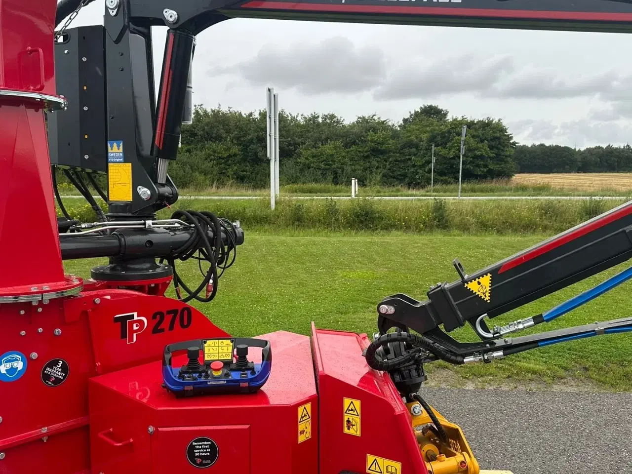 Billede 8 - TP TP 270 K  Flishugger med kran