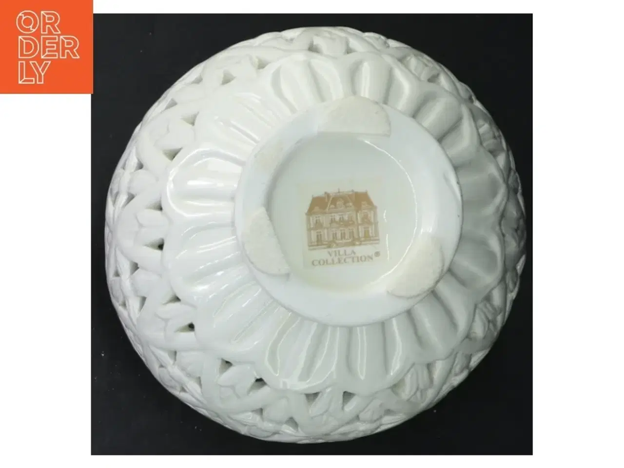 Billede 5 - Dekorativ porcelæns krukke/skål med låg fra Villa Collection (str. 15 cm)
