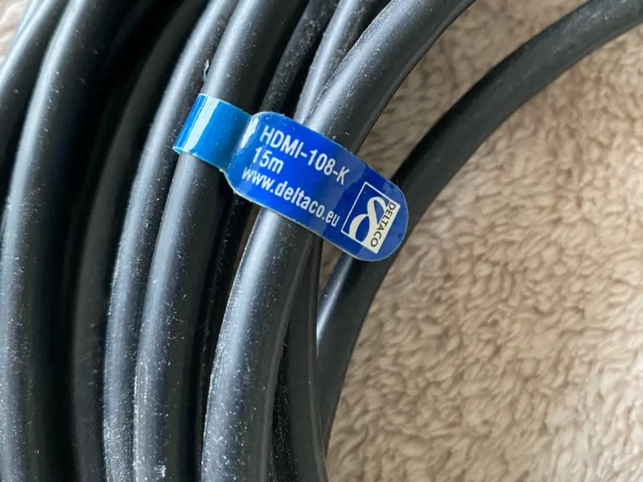 Billede 3 - HDMI kabel 15 meter, Deltaco, Perfekt