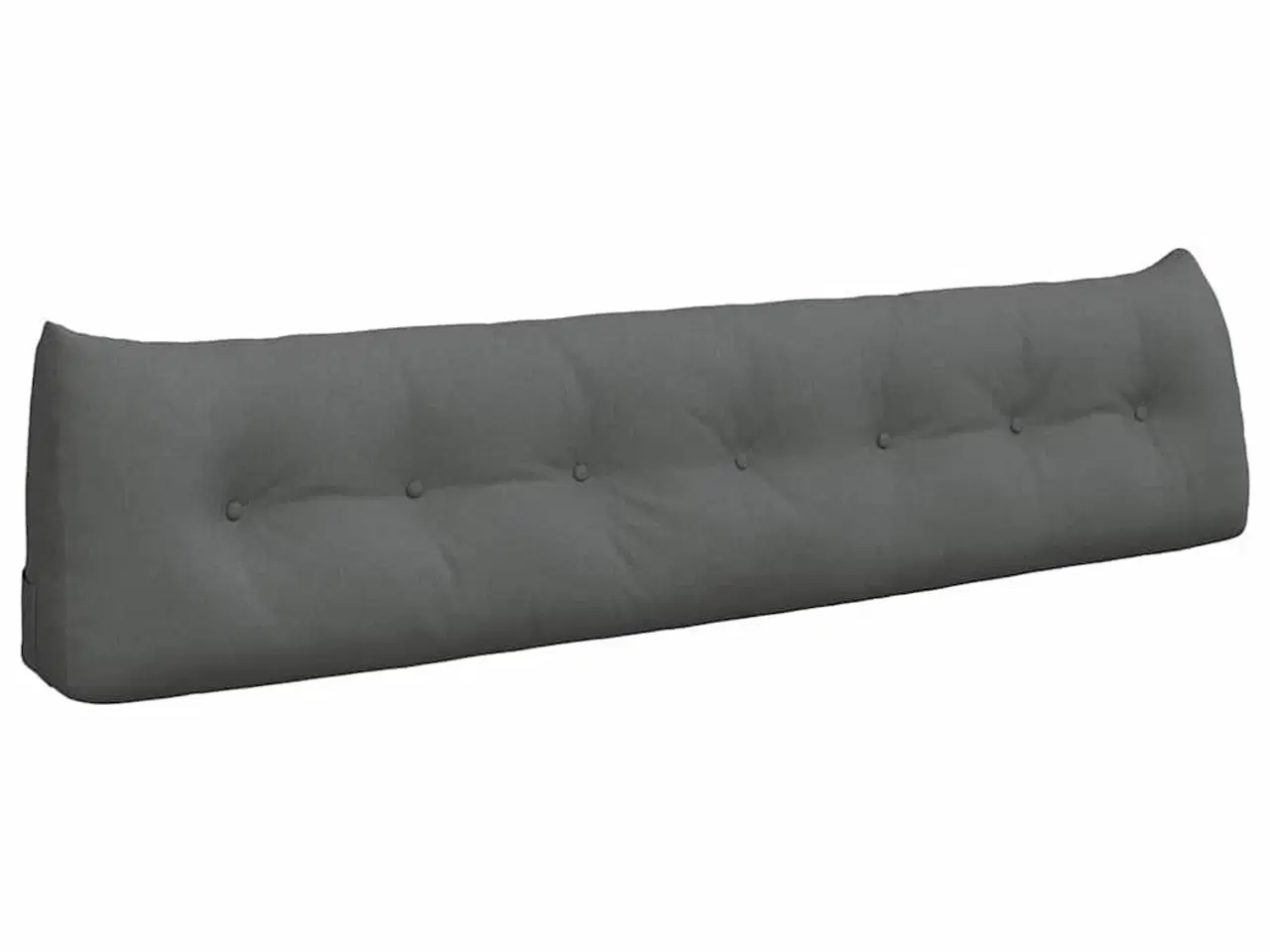 Billede 2 - Rygpude Mørkegrå 200 x 24 x 50 cm Stof