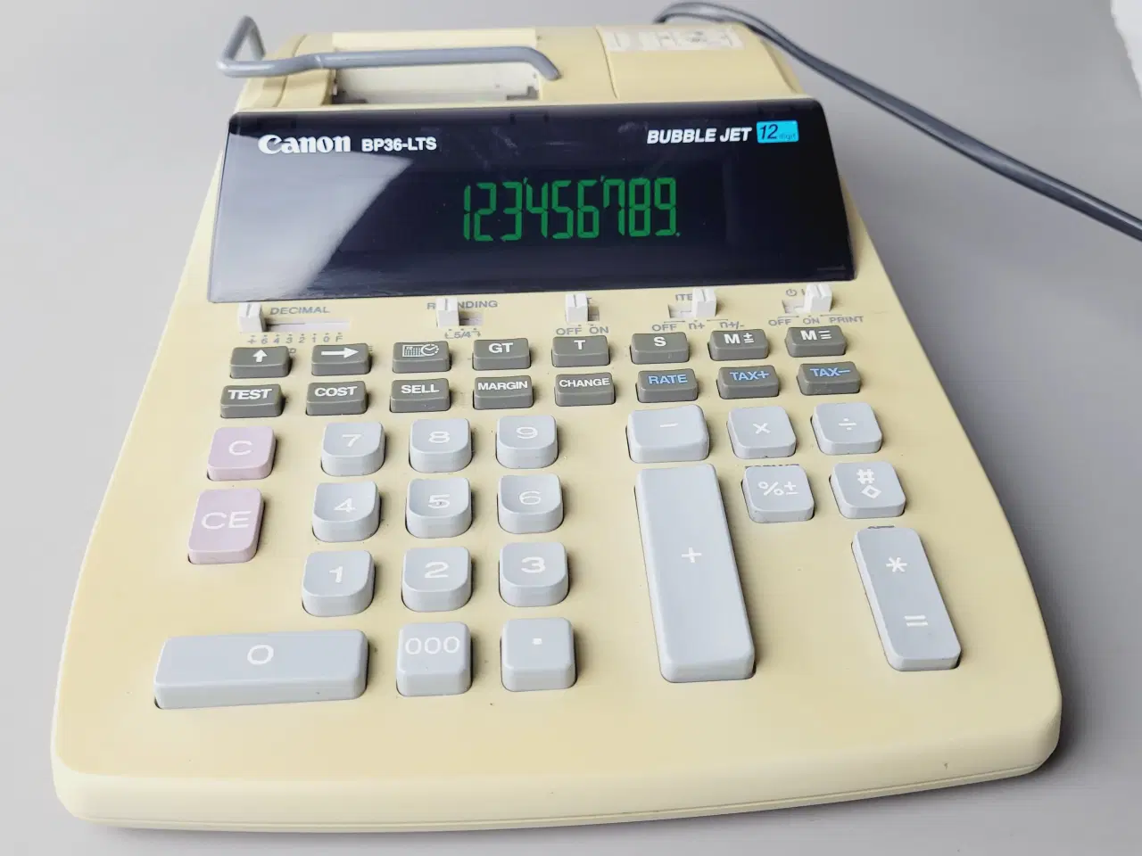 Billede 2 - ⭐️· Canon BP36-LTS Bubble Jet Regnemaskine Lydsvag