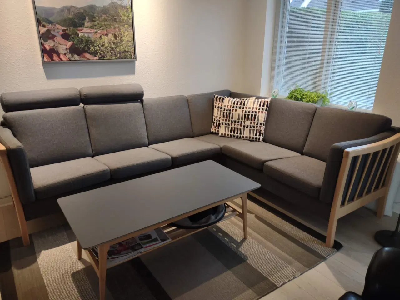 Billede 1 - Ida hjørnesofa med flytbare nakkepuder