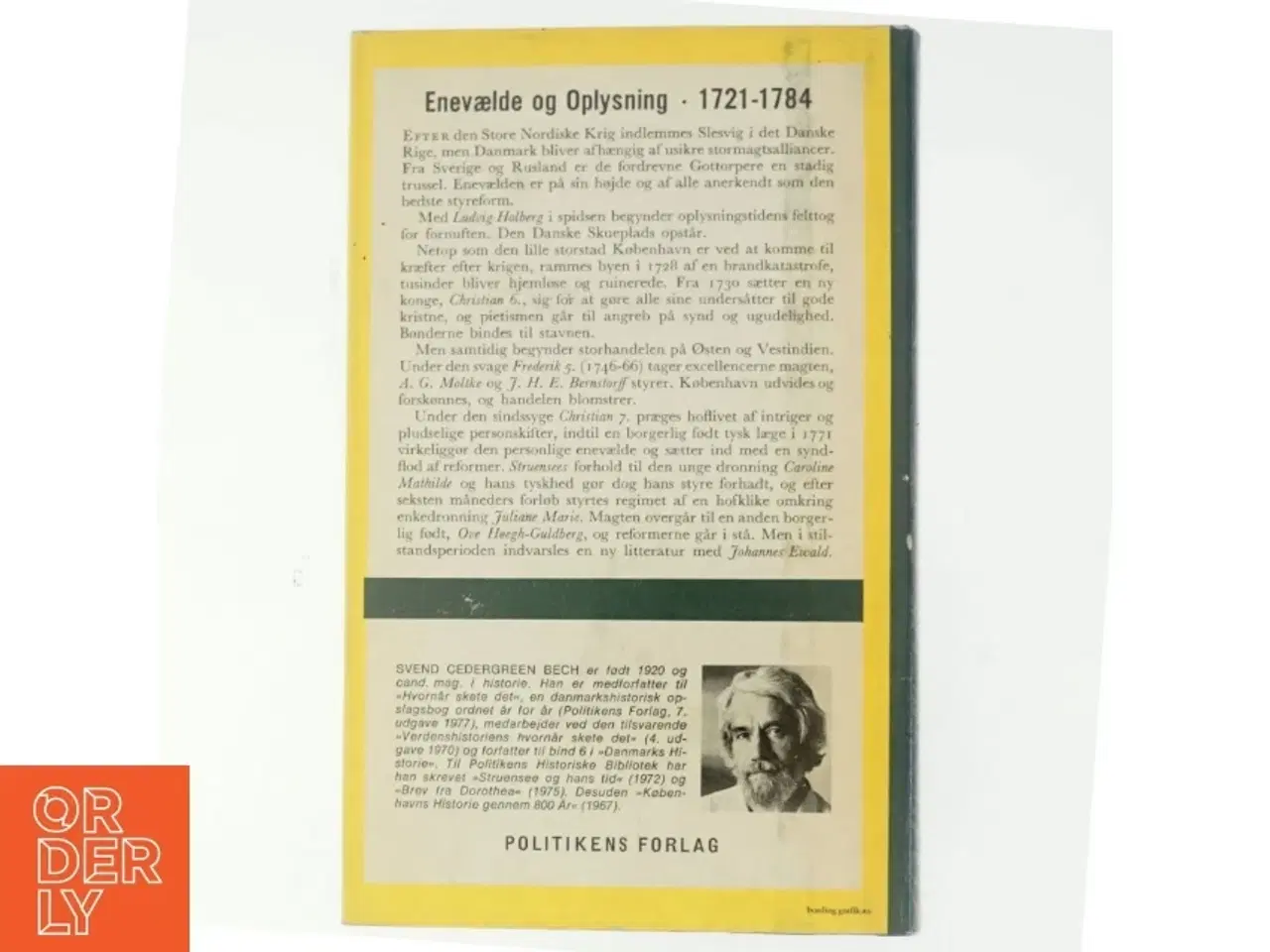 Billede 3 - Danmarks Historie Bind 9: Oplysning og Tolerance 1721-1784 (Bog)