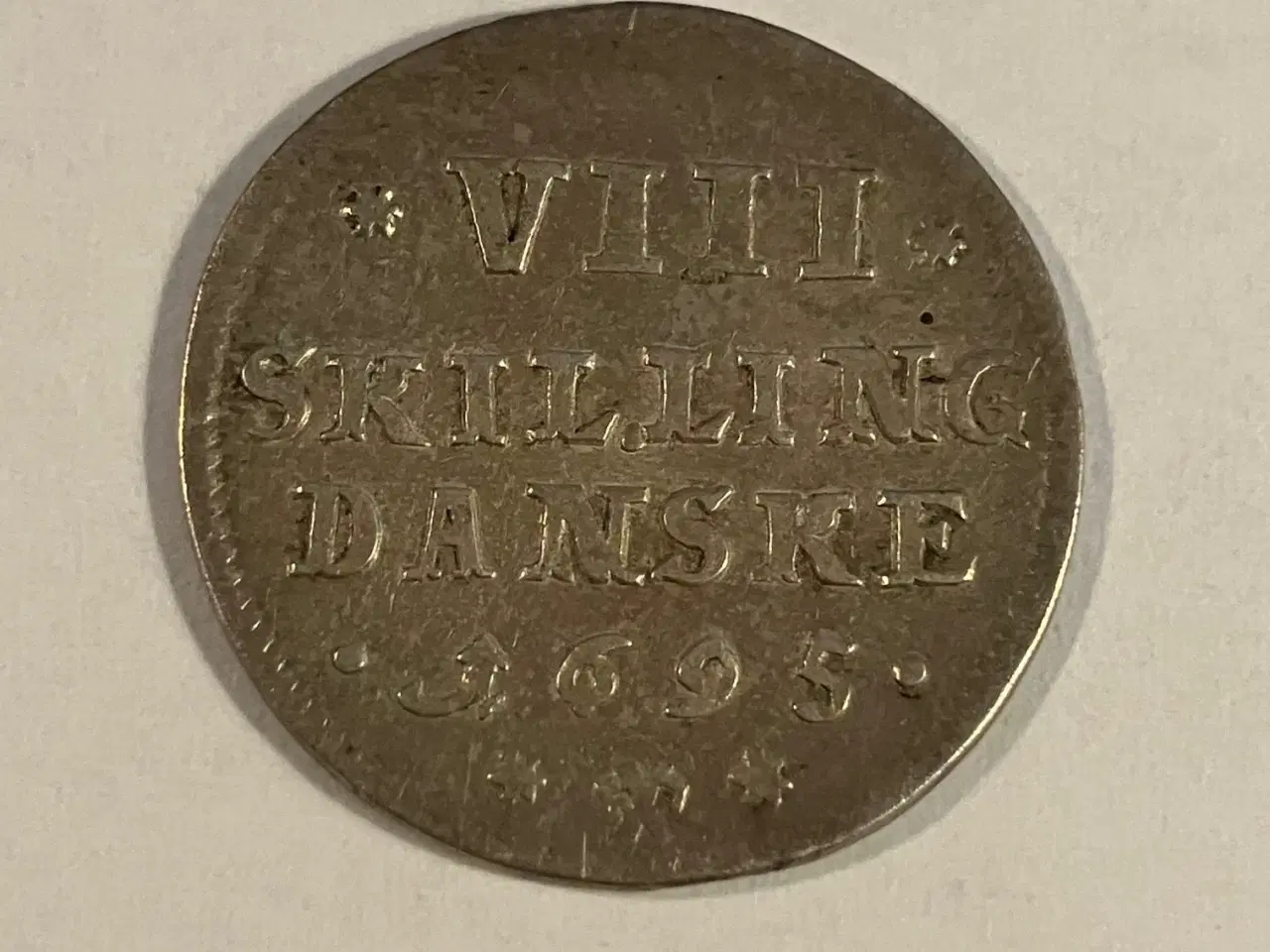 Billede 1 - 8 Skilling 1695 Glückstadt