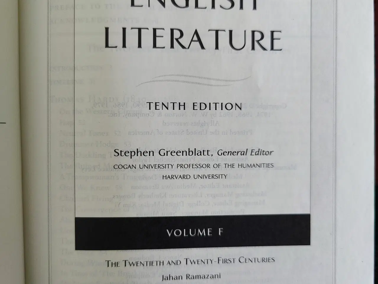 Billede 7 - Norton Anthology English & American Literature